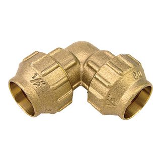 Brass PE Fittings-3606 &ndash; Double elbow coupler