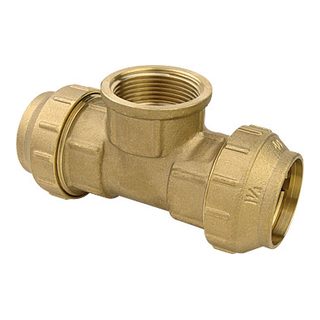Brass PE Fittings-3609 &ndash; Female tee coupler