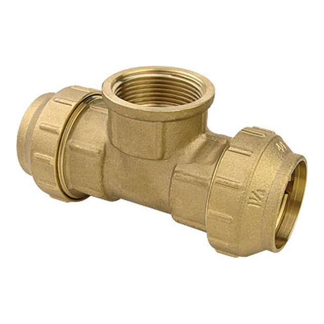 Brass PE Fittings-3609 &ndash; Female tee coupler