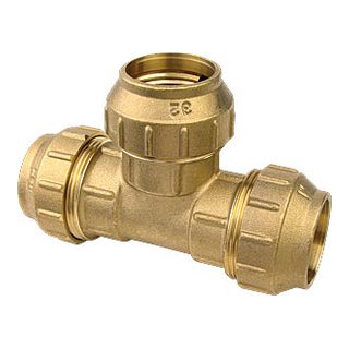 Brass PE Fittings-3610 &ndash; Equal tee coupler