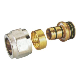 Brass PE Fittings-3618 &ndash; Nut compression ring and insert