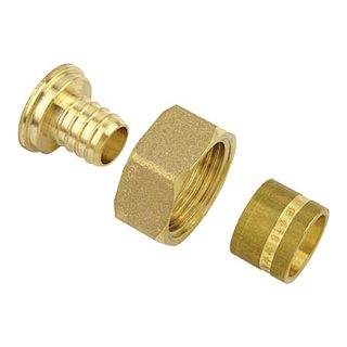 Brass PEX Fittings-3803 &ndash; Straight swivel coupler