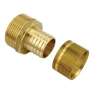 Brass PEX Fittings-3805 &ndash; Straight male coupler