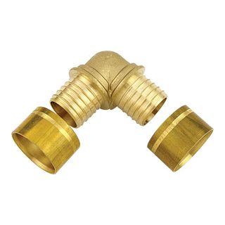Brass PEX Fittings-3808 &ndash; Elbow coupler