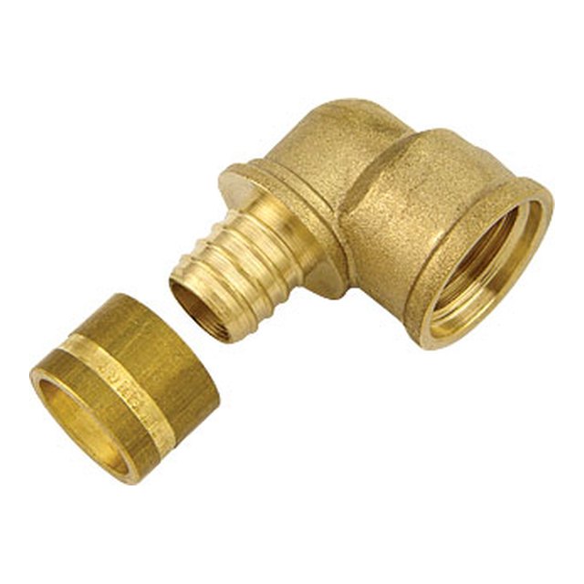 Brass PEX Fittings-3809 &ndash; Elbow female coupler
