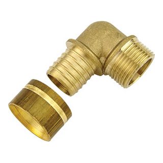 Brass PEX Fittings-3810 &ndash; Elbow male coupler