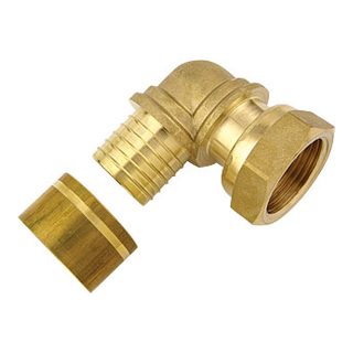 Brass PEX Fittings-3812 &ndash; Elbow female swivel coupler