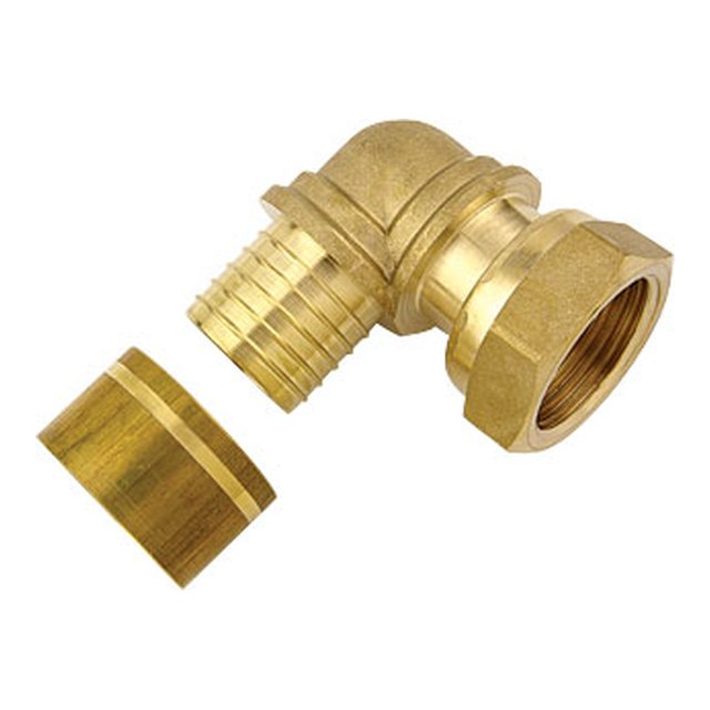 Brass PEX Fittings-3812 &ndash; Elbow female swivel coupler