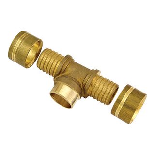Brass PEX Fittings-3817 &ndash; Pex-CU-Pex tee