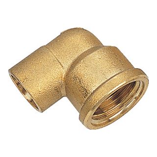 Brass Pipe Fittings-3203 &ndash; Solder x female elbow, brass