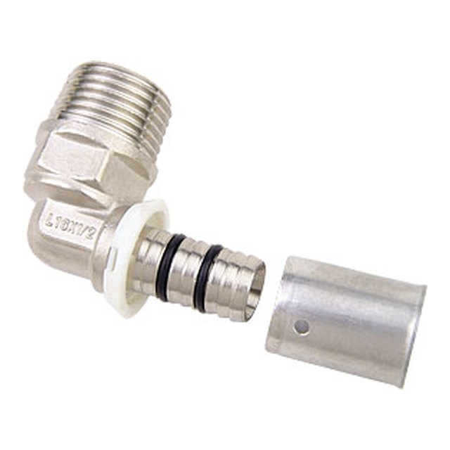 Brass Press Fittings-3707 &ndash; Elbow male coupler
