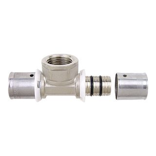 Brass Press Fittings-3712 &ndash; Tee female coupler