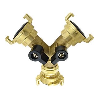 Brass Quick Couplings-3414 &ndash; GK series brass water coupling Y-type Geka type