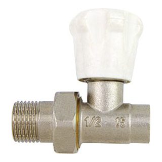 Brass Radiator Valves-1302 &ndash; Forged brass staight radiator valve with plastic handle
