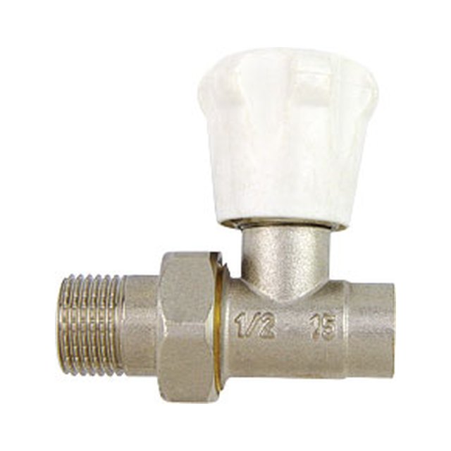 Brass Radiator Valves-1302 &ndash; Forged brass staight radiator valve with plastic handle