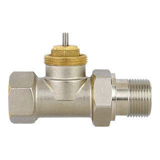 Brass Radiator Valves-1305 &ndash; Forged brass straight radiator valve without thermostatic head