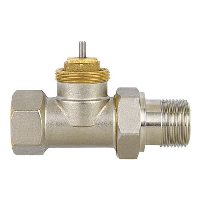 Brass Radiator Valves-1305 &ndash; Forged brass straight radiator valve without thermostatic head