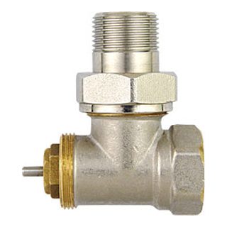 Brass Radiator Valves-1306 &ndash; Forged brass angle radiator valve without thermostatic head