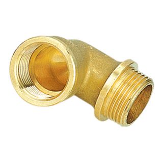 Brass Turned Parts-3504 &ndash; Equal elbow, brass, FxM