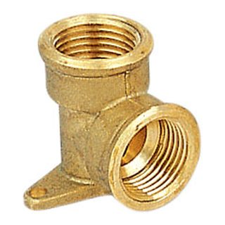 Brass Turned Parts-3505 &ndash; Elbow, wall plate ,FxF