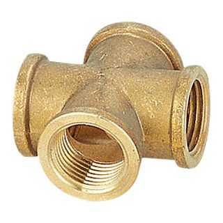 Brass Turned Parts-3507 &ndash; Equal cross, FxFxF