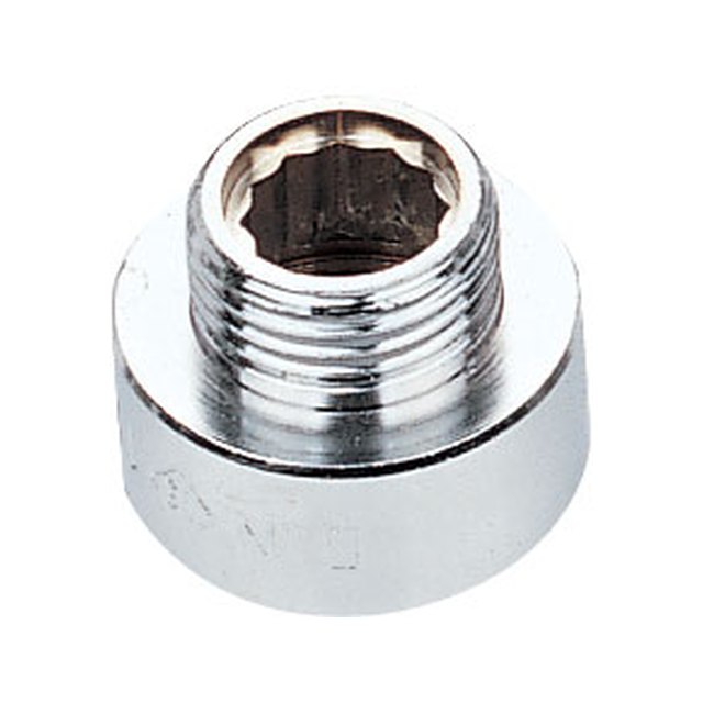 Brass Turned Parts-3515 &ndash; Forged brass extension piece chrome-platecd