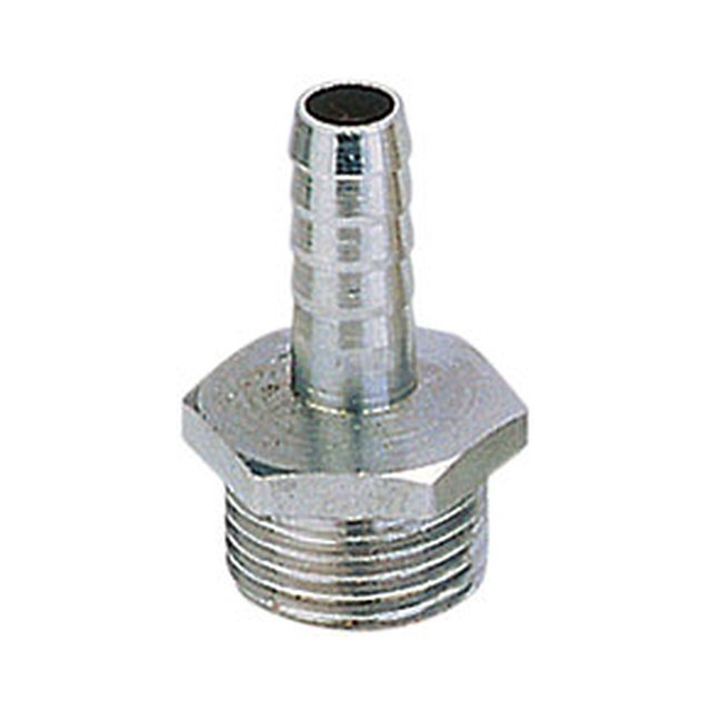 Brass Turned Parts-3519 &ndash; Hose tall brass chrome-plated male