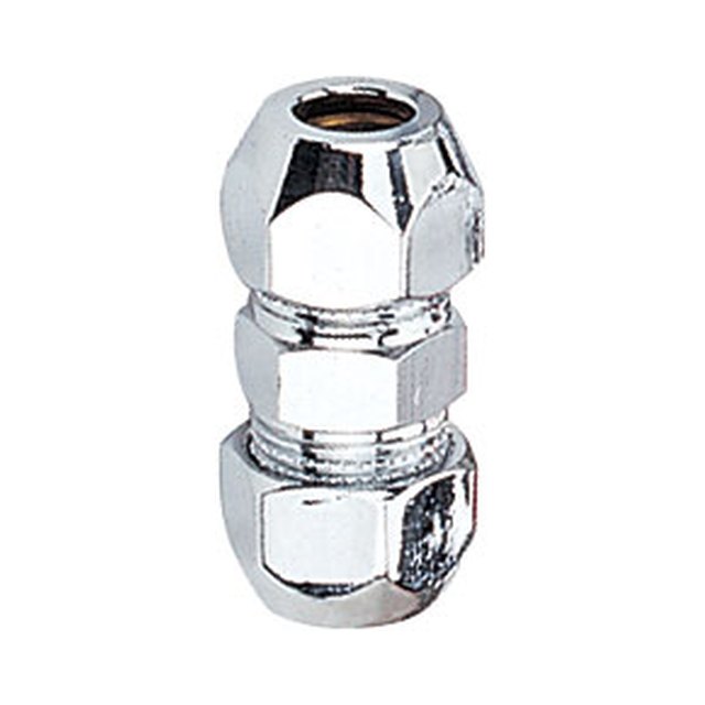 Brass Turned Parts-3520 &ndash; Germany heavy model double extension piece forged brass chrome-plated