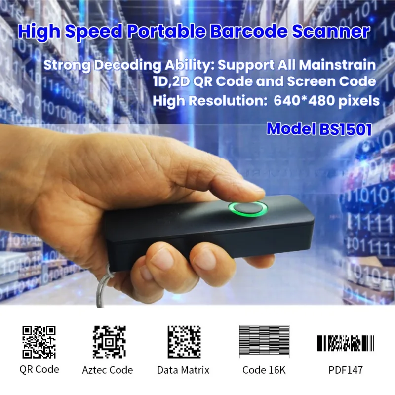 BS1501 Pocket Bluetooth Barcode Scanner — product view 2