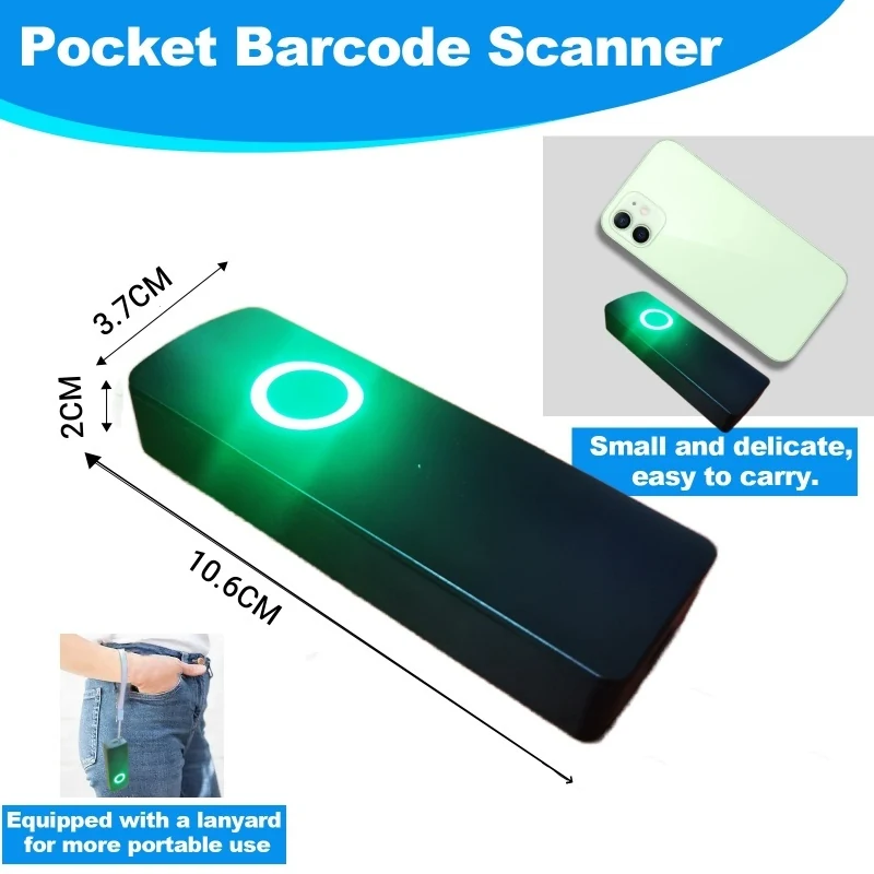 BS1501 Pocket Bluetooth Barcode Scanner — product view 5