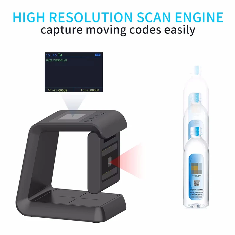 Bluetooth NFC QR Code Scanner With Digital Screen — product view 6