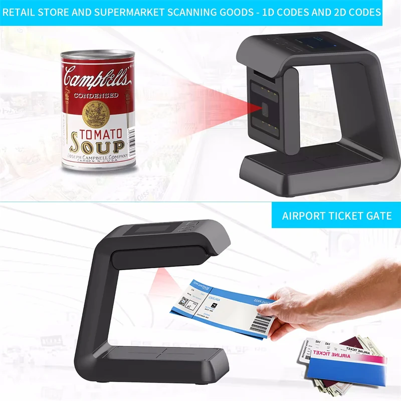 Bluetooth NFC QR Code Scanner With Digital Screen — product view 5