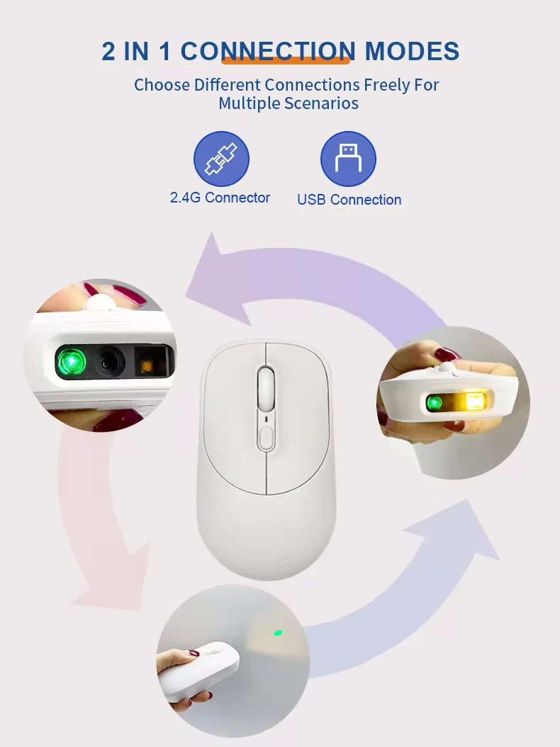 BS1702 Wireless Mouse Barcode Scanner — product view 5