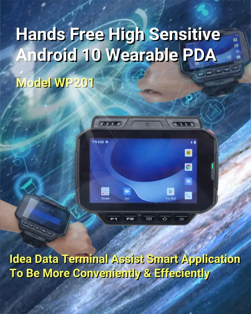 Wearable Android 10 Wristband PDA (WP201) — product view 3