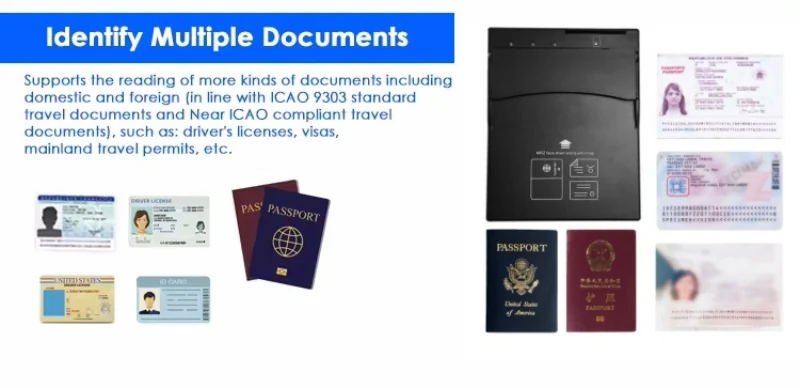 EPP201 Desktop OCR MRZ and Smart Card Reader — product view 5