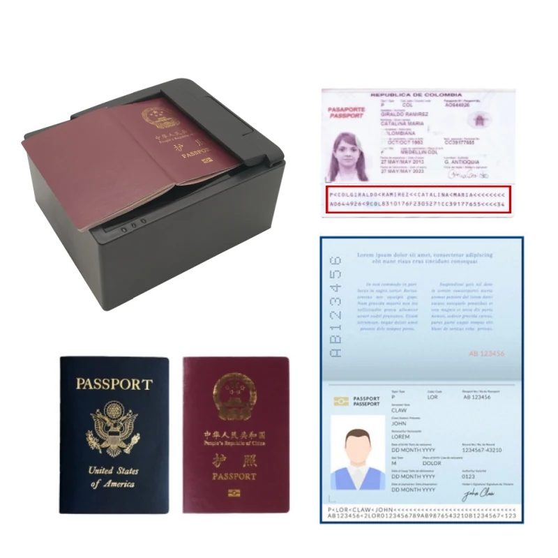 EPP202 ICAO 9303 Document Reader, front product view