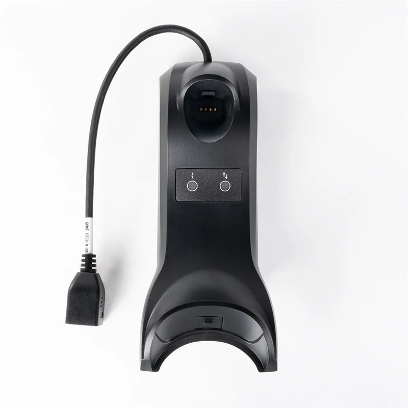 SG102 Long Range Barcode Scanner With Bluetooth Cradle with its cradle