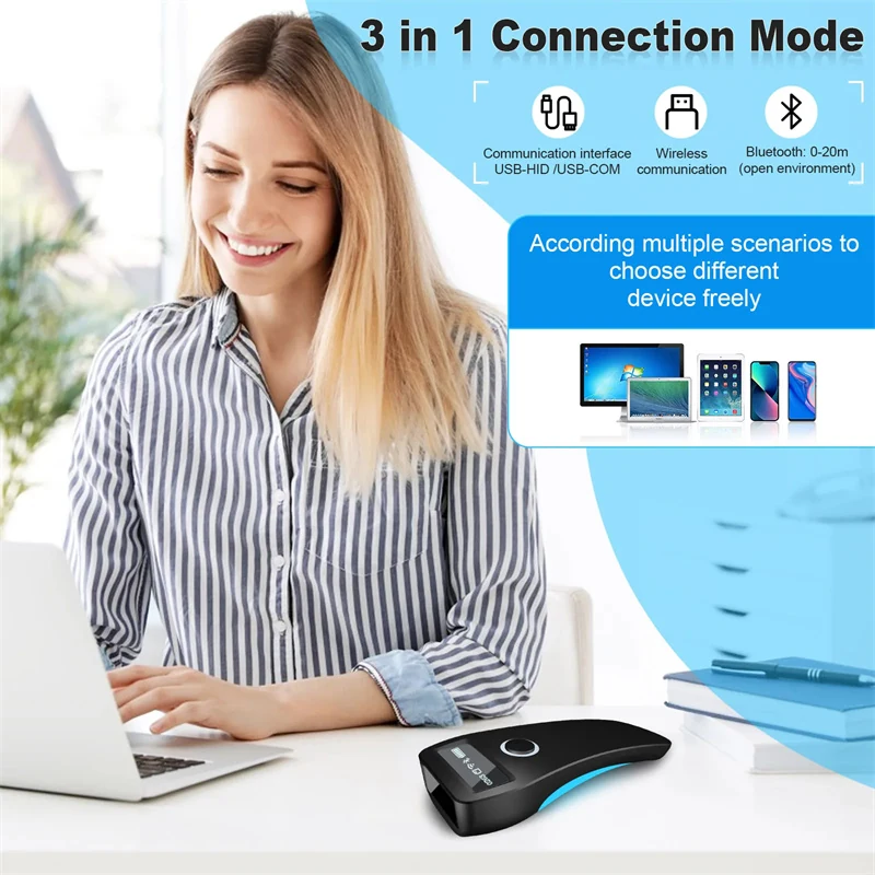 BS701 Pocket Scanner With Data Screen — product view 6
