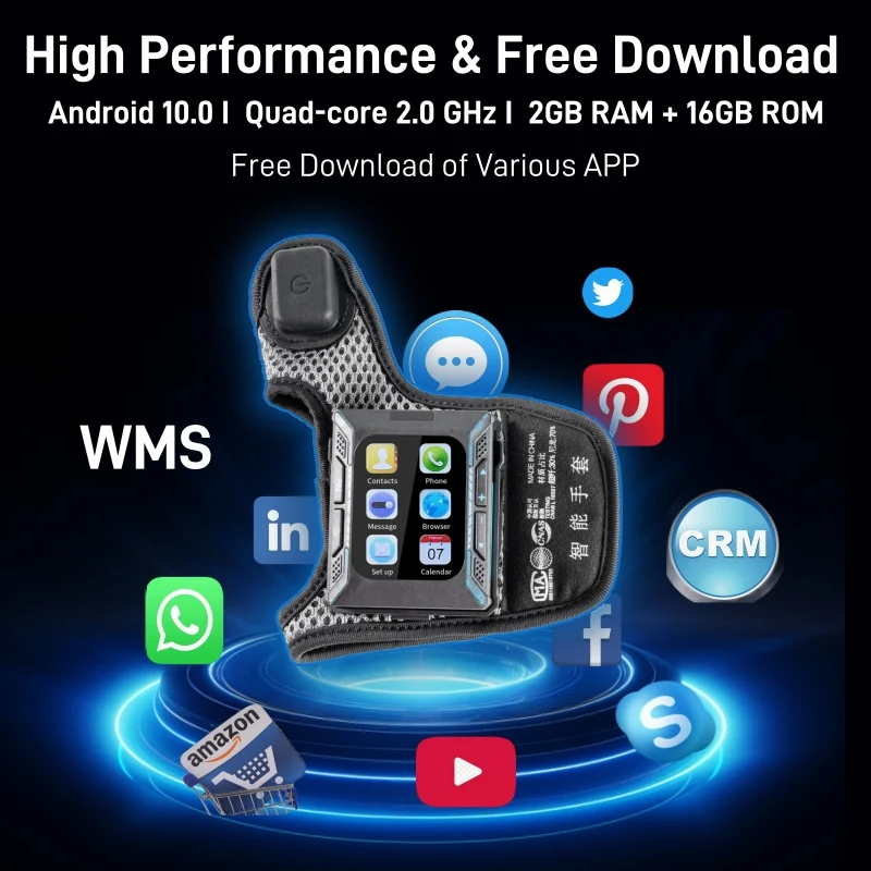 Android 10 Wearable PDA, Hand-Worn Mobile Computer — product view 3