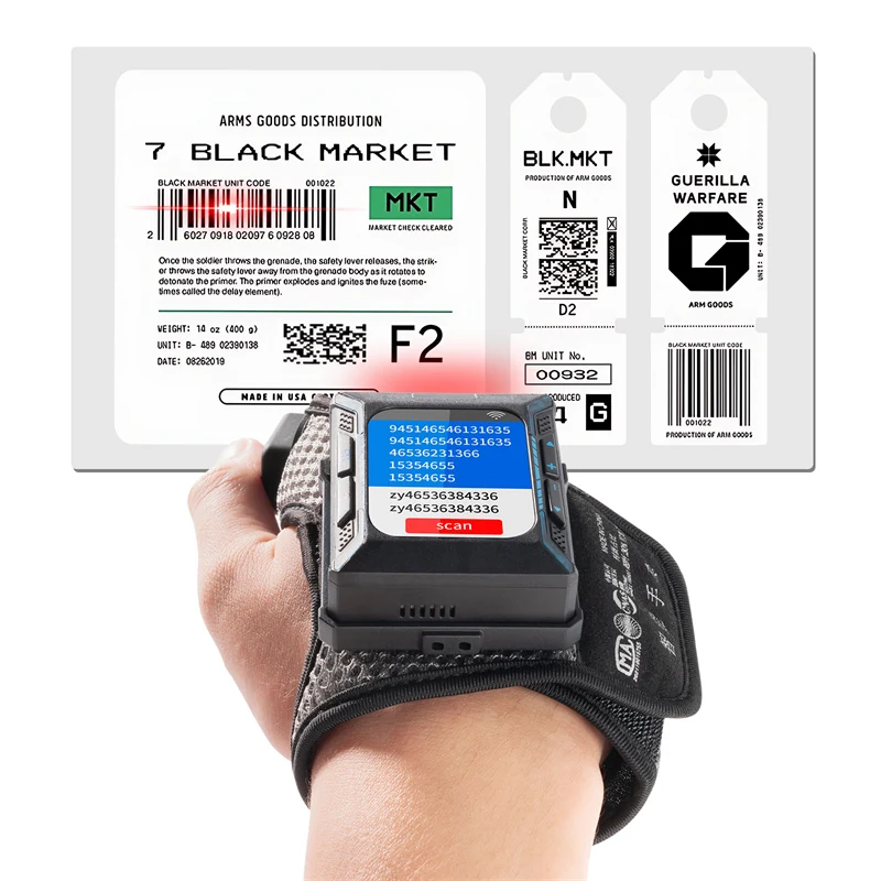WP802 Android 10 Wearable Scanner PDA — product view 2
