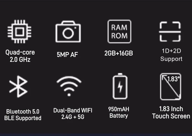 Android 10 Wearable PDA, Hand-Worn Mobile Computer — product view 6