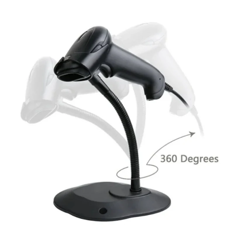 SG1202 Wired 2D CMOS Barcode Scanner held in the hand