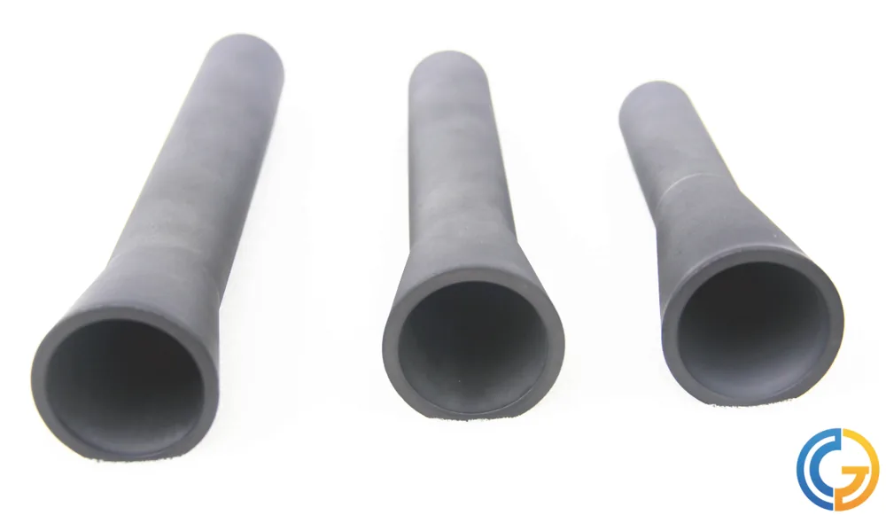 Silicon carbide burner nozzles