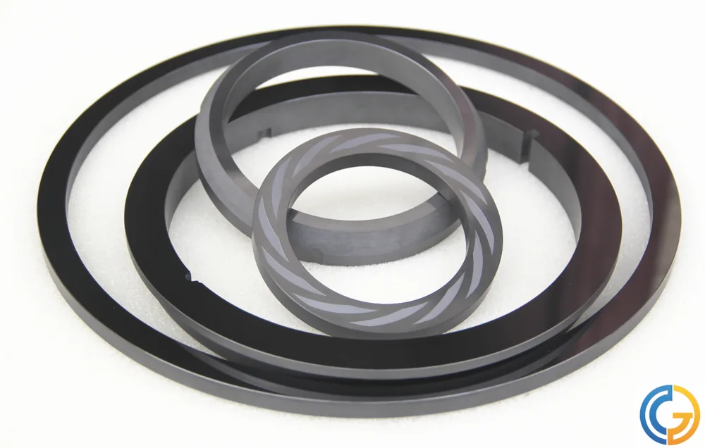 Silicon carbide seal ring set