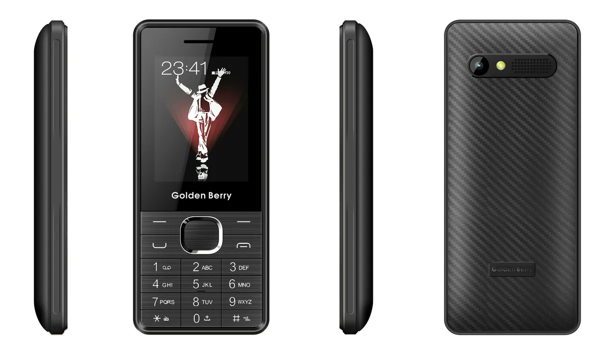 Golden Berry GB Junior Black handset, shown in black