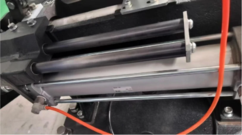 KS1009 winder press roller and linear guide rail mechanism