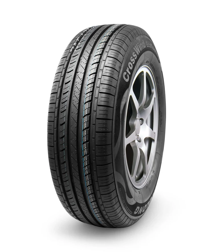 CrossWind EcoTouring passenger car tyre with tread pattern designed for wear resistance and water evacuation