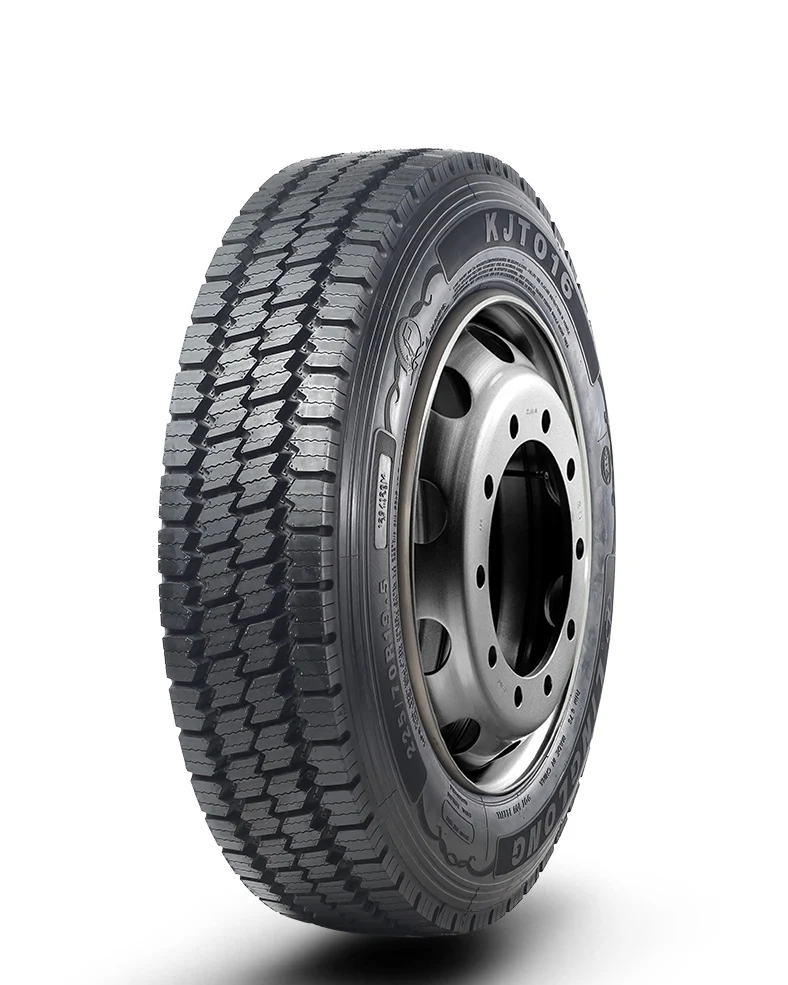 KJT016-New radial drive axle tyre for light and mini trucks with aggressive zigzag center grooves and open shoulder grooves