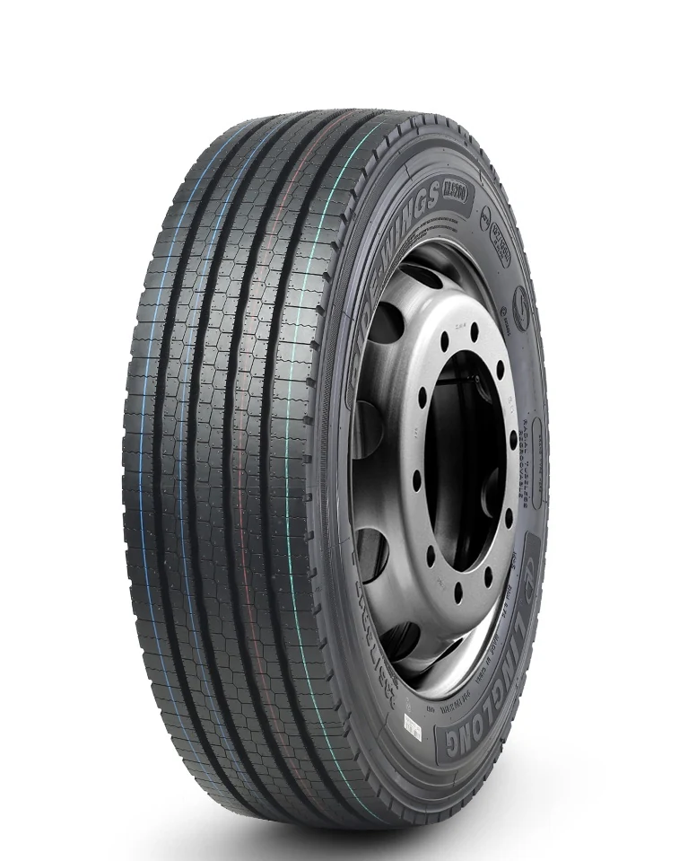 KLS200-Regional radial steer truck tyre with block tread pattern and even wear design