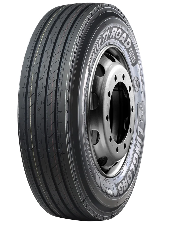 KTA303-New radial truck tyre with optimized shoulder block and stone rejection tread pattern